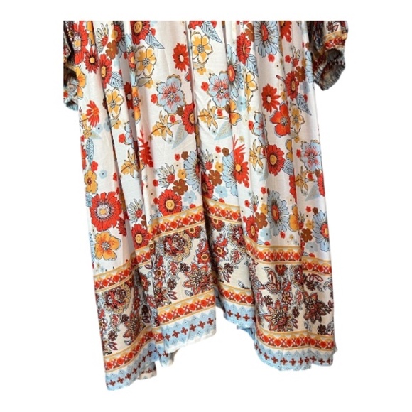 EUC BTFBM boho floral empire waist dress – size XL - Picture 3 of 10